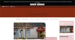 Desktop Screenshot of les-voyageurs-restaurant-hotel-29.fr