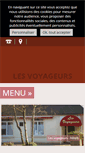 Mobile Screenshot of les-voyageurs-restaurant-hotel-29.fr