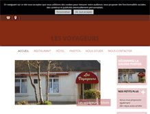 Tablet Screenshot of les-voyageurs-restaurant-hotel-29.fr